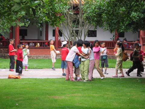 children playing